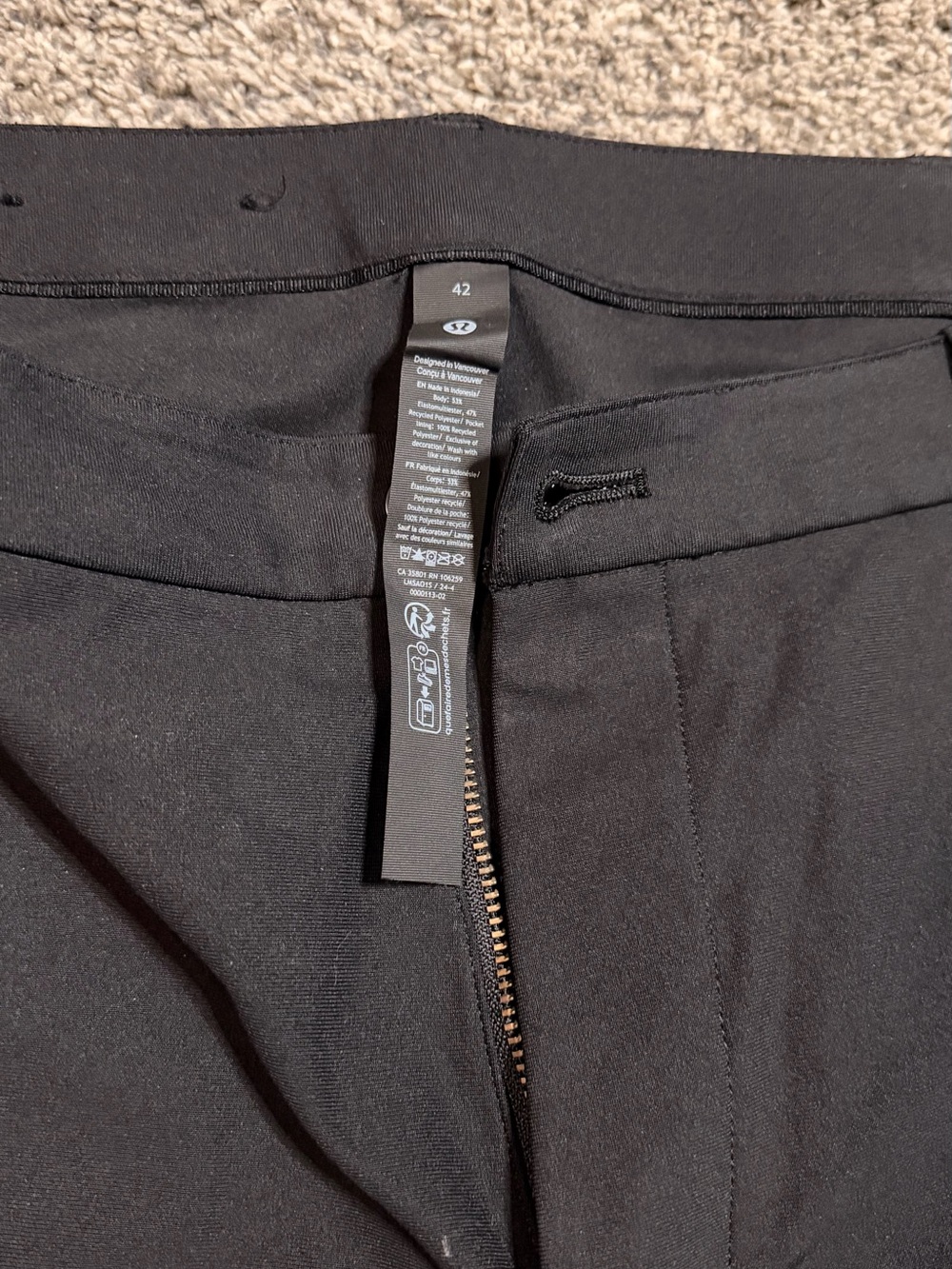 Lululemon Men's Black ABC Pant